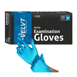 INFRI Velvt Nitrile Examination Gloves